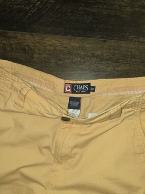 Men's Peach/ Orange Cargo Shorts - Casual Utility Style